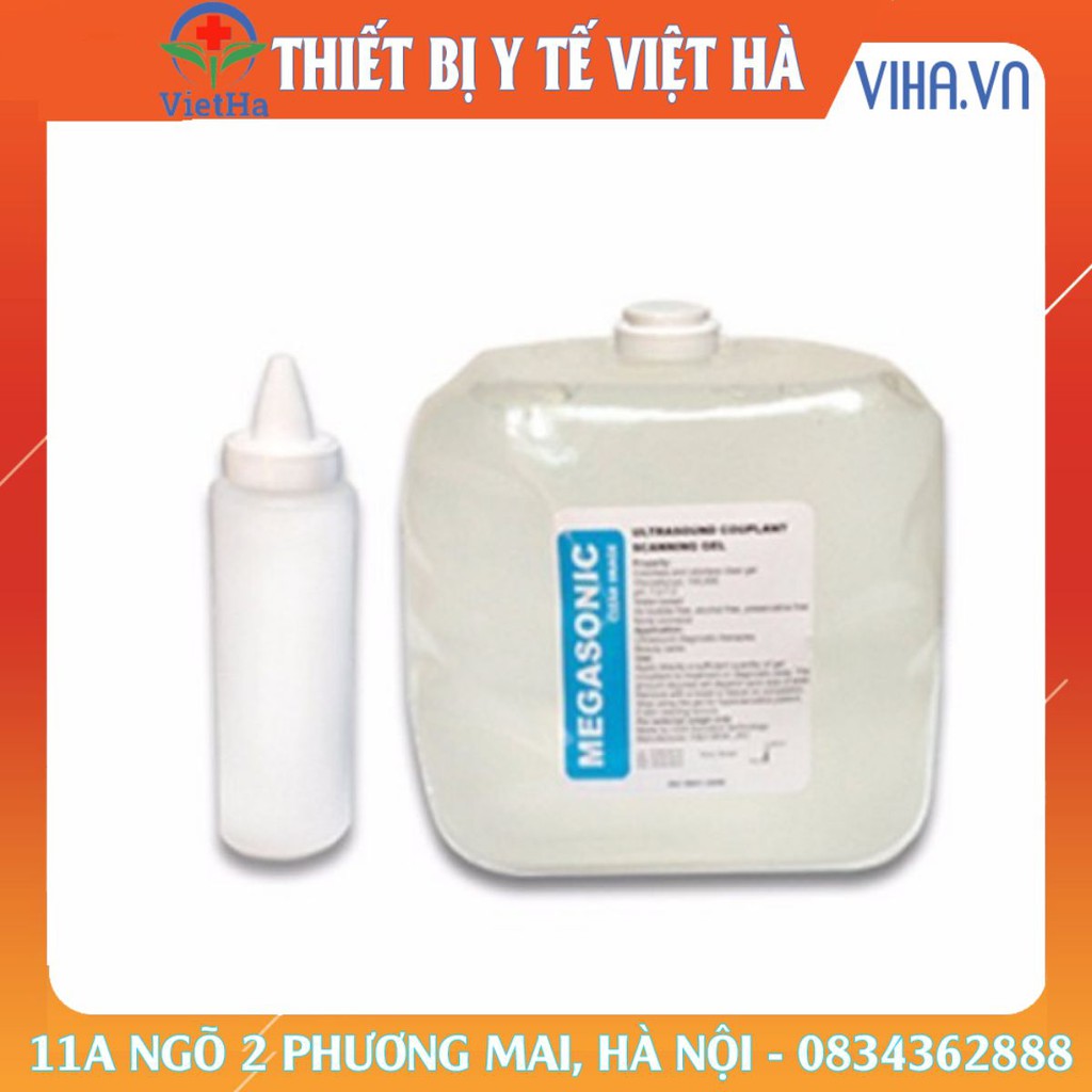 Gel triệt lông, siêu âm cao cấp Megasonic trắng