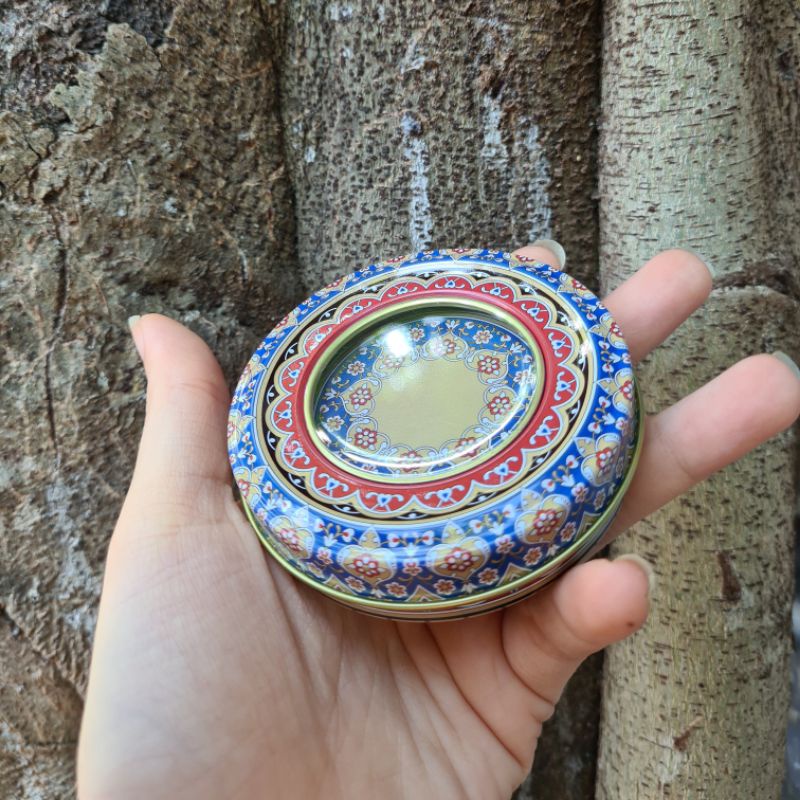 7*2cm- Hộp thiếc Saffron nhụy hoa Nghệ tây 1-2g