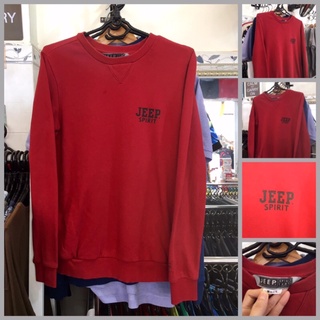 Áo Thun Sweater Unisex (2Hand Hiệu) (3 Mẫu đỏ)