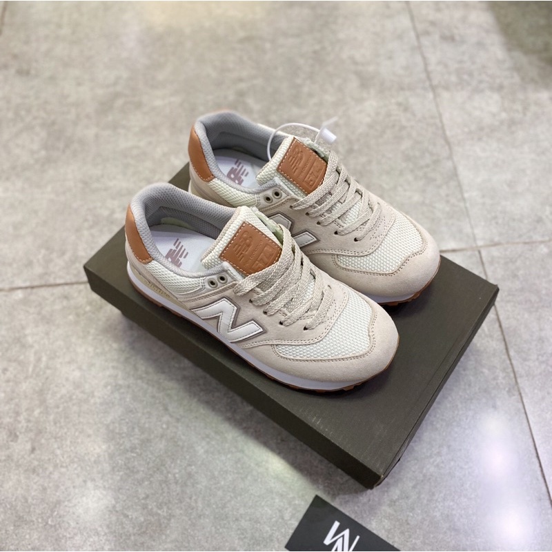 Giày thể thao nb cam nâu