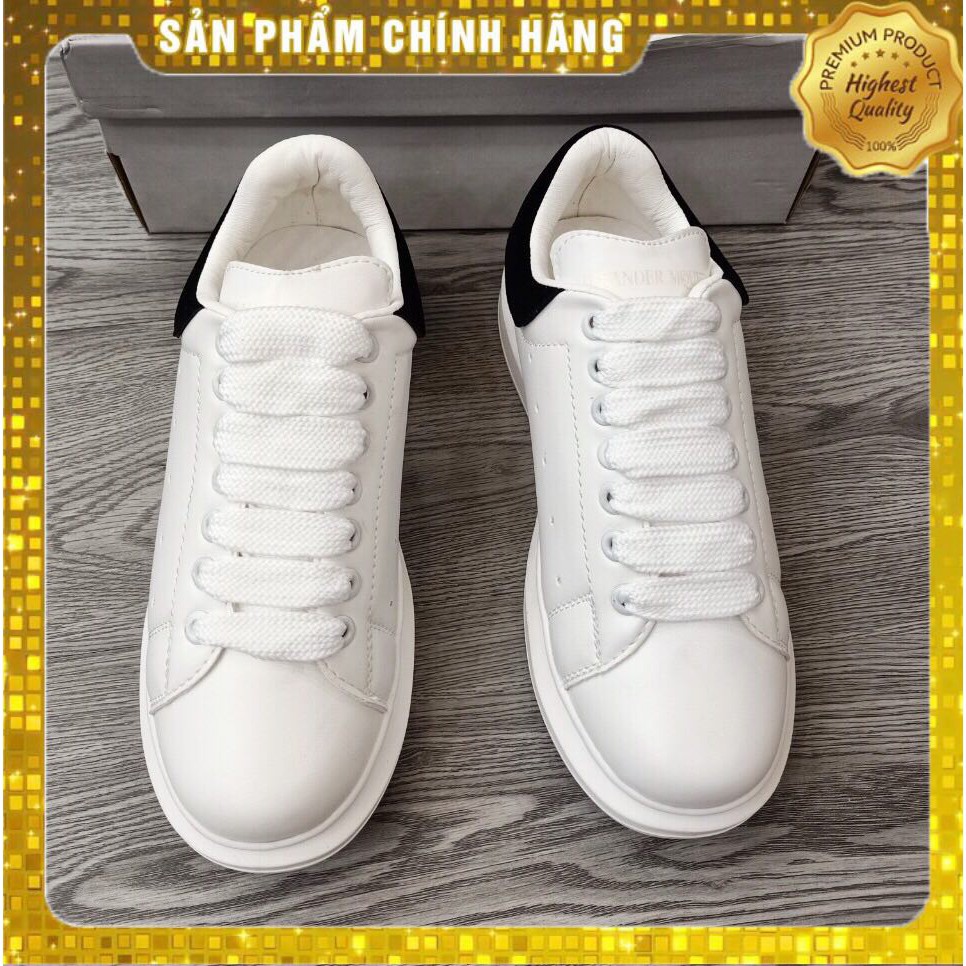 Giày thể thao MCQ gót nhung đen dây vải | BigBuy360 - bigbuy360.vn