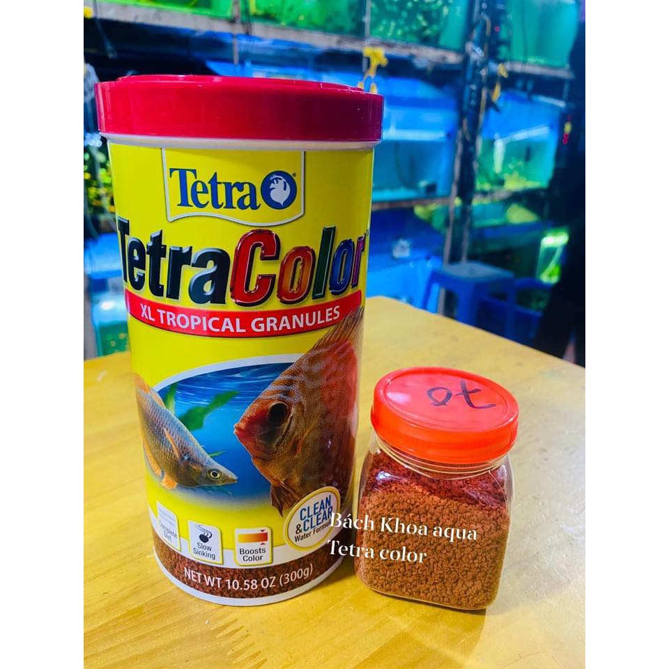 Thức ăn Tetra Color giúp cá lên màu - hạt XXL