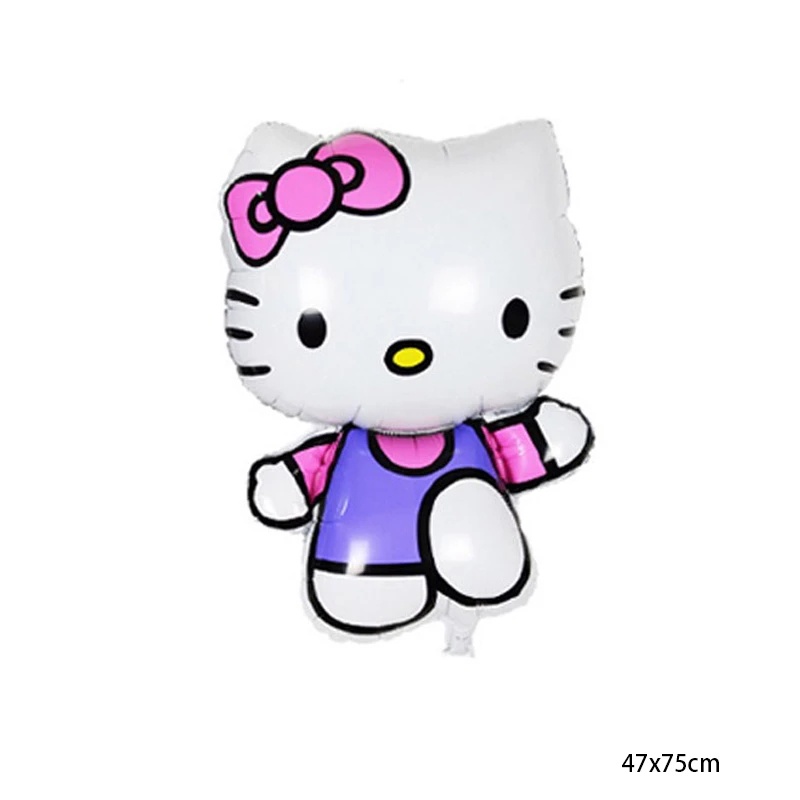 Bong Bóng Hello Kitty Khổng Lồ 116 * 68Cm Trang Trí Tiệc