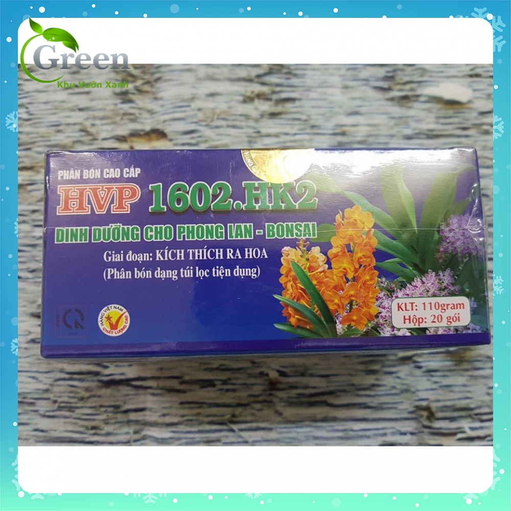 Phân bón chậm tan cao cấp HPV 1602.HK2 kích thích ra hoa cho Phong lan, cây cảnh
