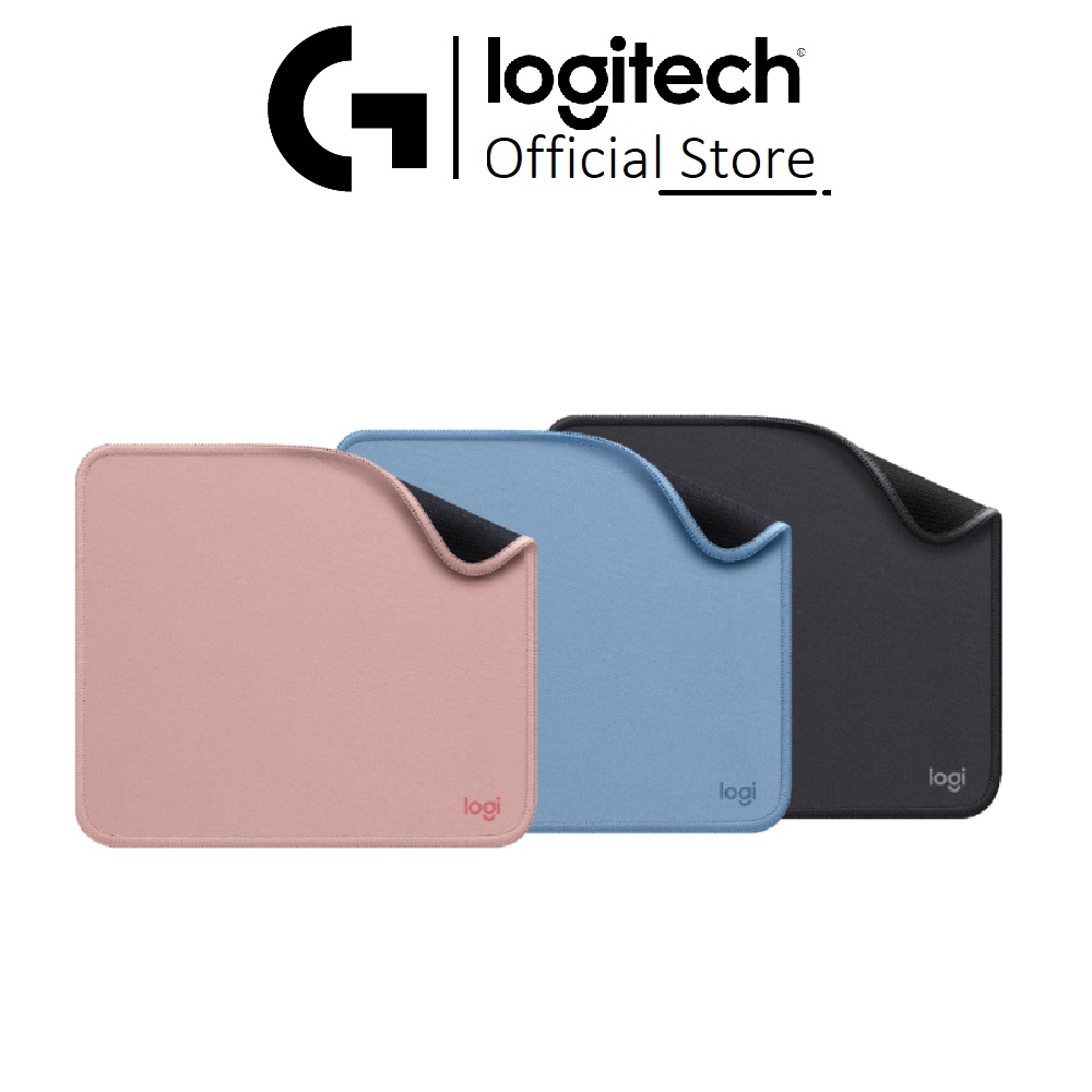 Bàn di chuột Logitech Mousepad Studio Series - Đế cao su chống trượt lướt dễ dàng, bền bỉ, nhỏ gọn