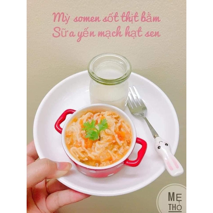 Mì, nui hữu cơ ăn dặm cho bé từ 5m