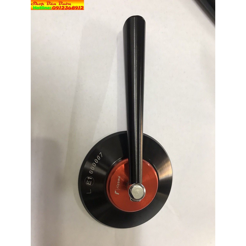 Gương tròn rizoma , gương chiếu hậu tròn rizoma loại cnc cao cấp (giá 1 chiếc)