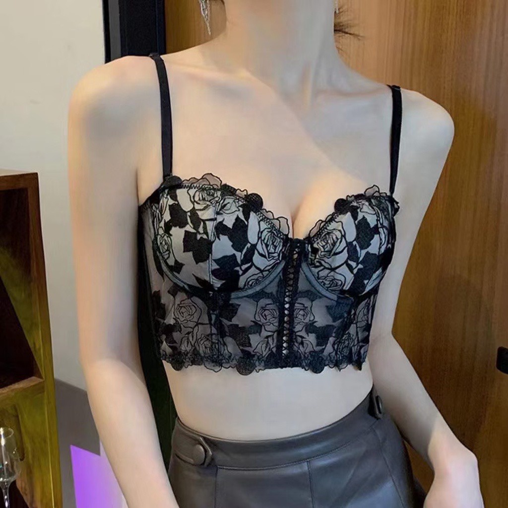 Áo Bra Nữ Ren Cao Cấp, Áo Ngực Có Gọng Bản To Cúp Ngực Mút Mỏng ZANA BRA A1982