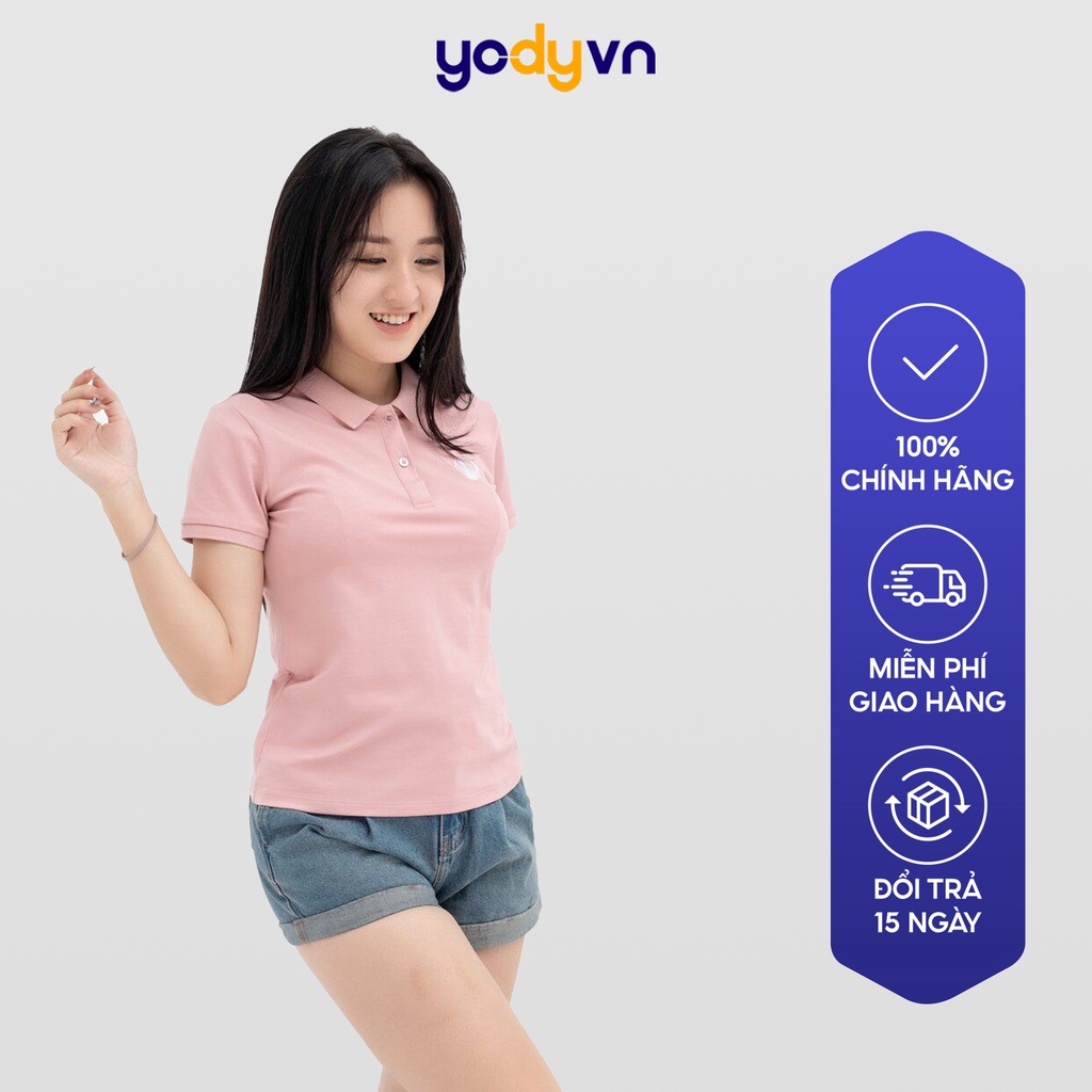 Áo Polo Yody phông Nữ chất vải cotton 4 chiều mềm mịn thoáng mát mùa hè APN3930