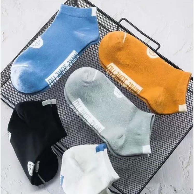 Set 5 Đôi Tất Vớ Cổ Ngắn Unisex WakeZone Nhiều Màu