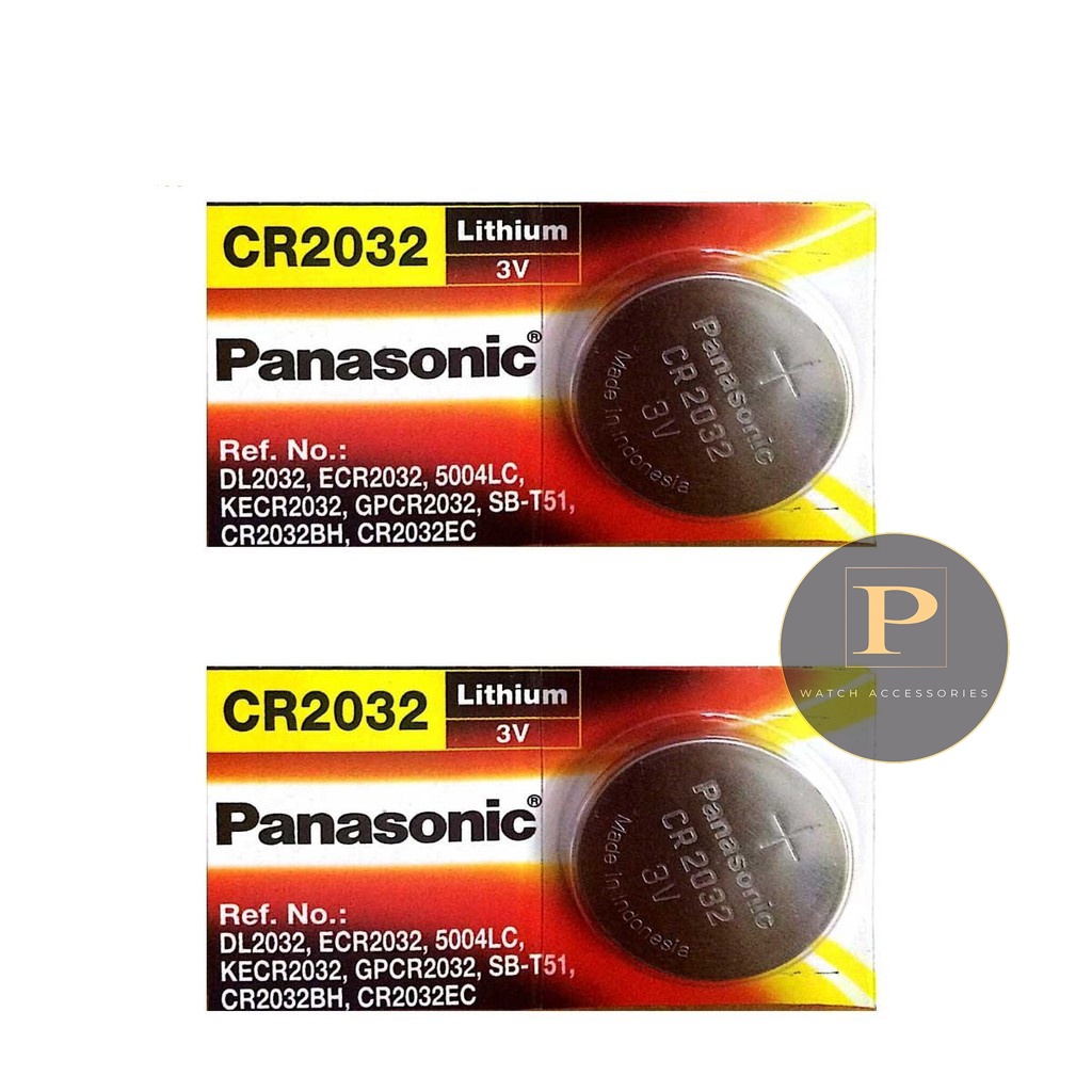 [Vỉ 2 Viên] Pin CR2032 Panasonic Pin 3V Lithium Made in Indonesia