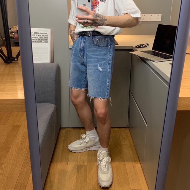 QUẦN SHORT JEANS UNISEX (hình chụp thật)