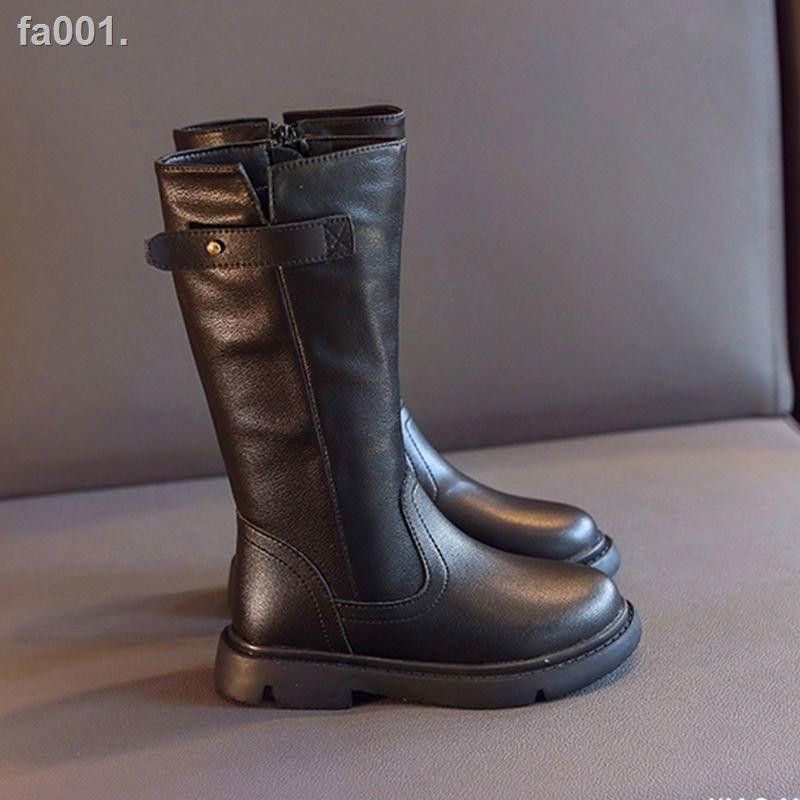 Giày boot cao cổ cho bé gái đế mềm cao cấp