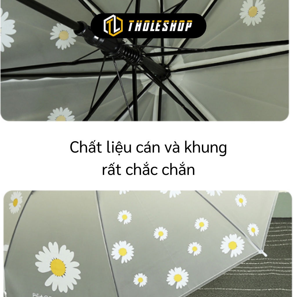 Dù Đi Mưa - Dù Trong Suốt Hình Hoa Cúc Che Mưa Nắng, Phụ Kiện Chụp Ảnh 529