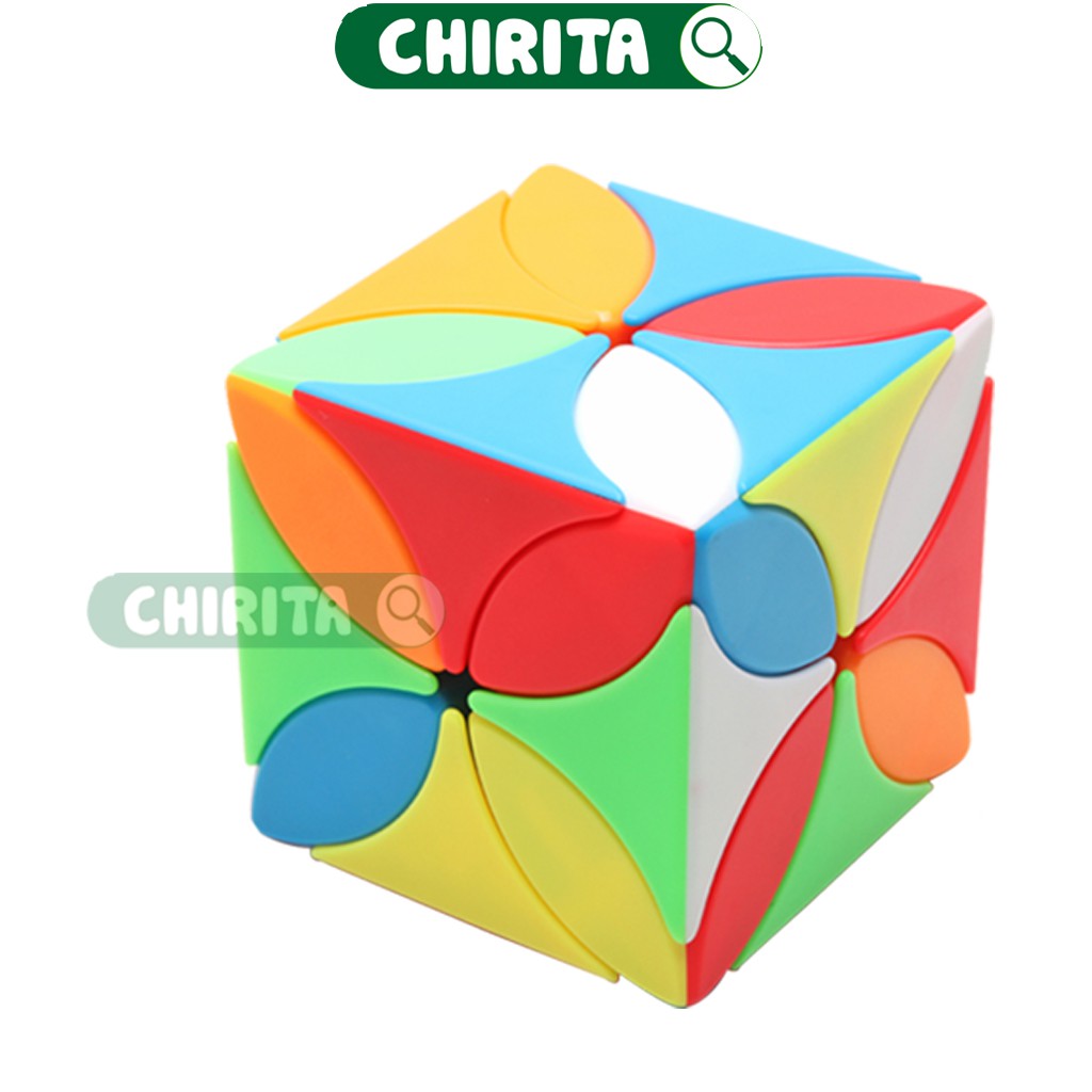 Rubik Biến Thể 6 Mặt CỎ 4 LÁ Xoay Trơn Mượt Giá Rẻ - Đồ Chơi Trẻ Em CHIRITA (Shop có rubik 3x3)