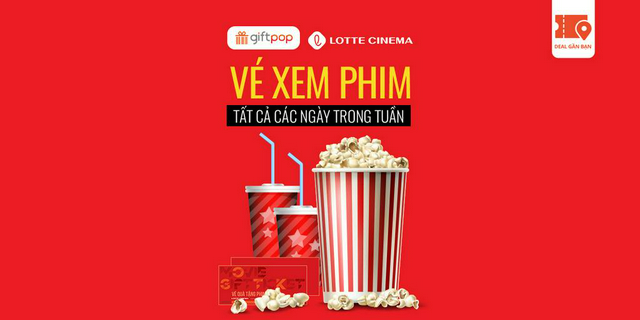 E-Voucher vé xem phim Lotte Cinema
