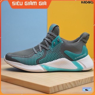 Giày thể thao sneaker nam nữ alphabounce instinct m 2020 xám xanh