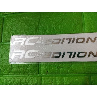 Bộ tem dán phuộc xe RC Edition crôm bóng New