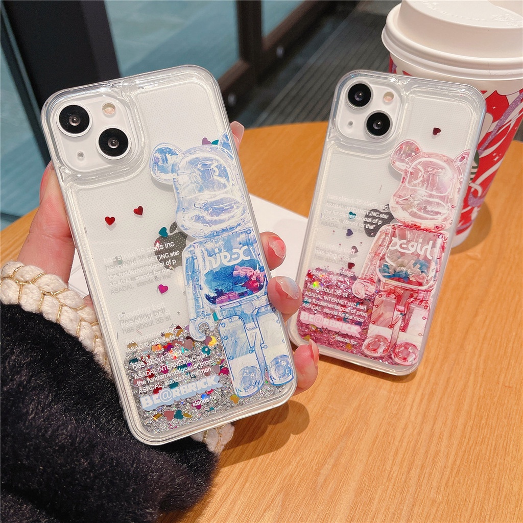 Ốp Điện Thoại Hình Gấu Cho iphone 15 11 12 13 14 pro max i11 i14 14 plus