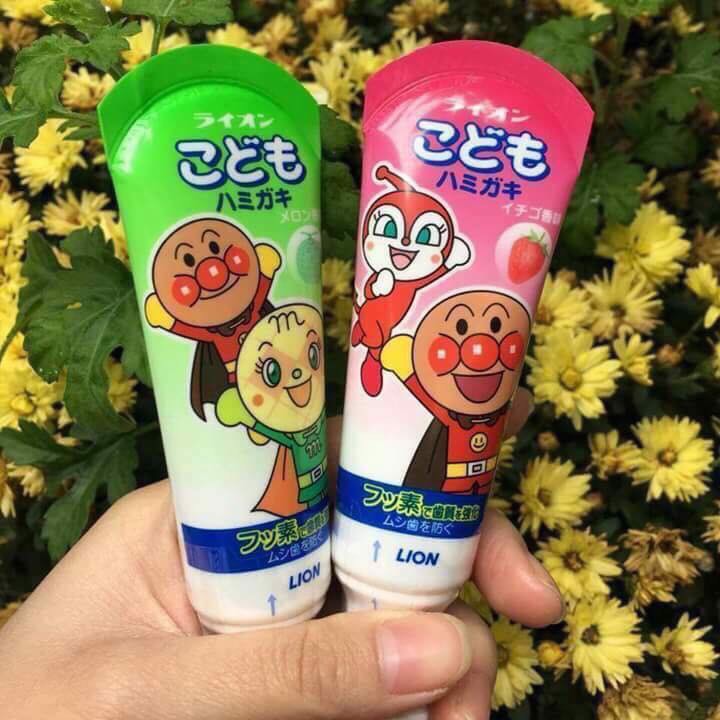 [Hỏa Tốc HN] Kem Đánh Răng Nuốt Được Lion Cho Bé Nội Địa Nhật Bản
