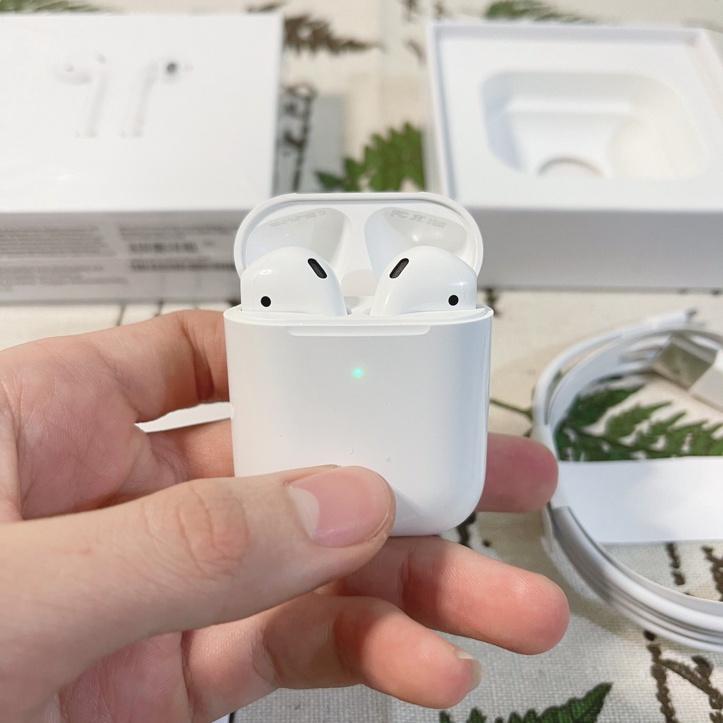 Tai Nghe Bluetooth Không Dây Airpods 2 Premium Check Setting - Đổi Tên - Định Vị - Sạc Không Dây - Navis PK | BigBuy360 - bigbuy360.vn