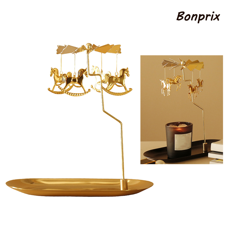 Giá Để Nến Hình Xe Đạp Xoay Được