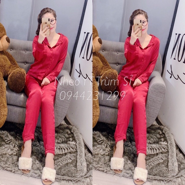 Bộ lụa nhung tuyết