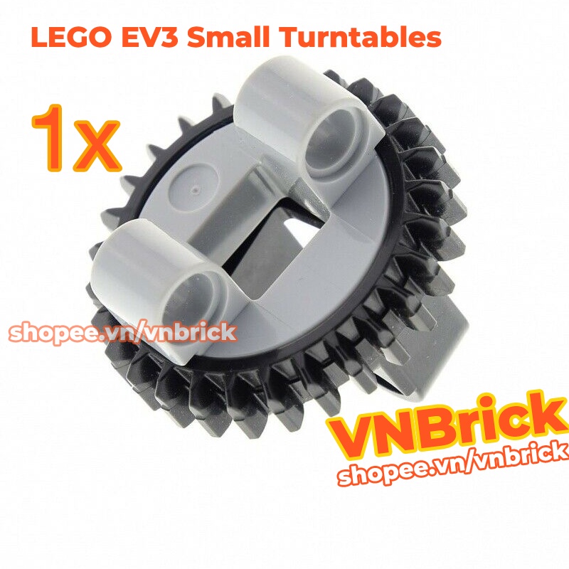 [1 Cái] LEGO Technic bàn xoay nhỏ EV3, Đen - Xám Nhạt 39892, 99009