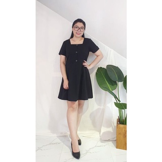 Bigsize công sở - Đầm Cổ Vuông ( 2 Màu )