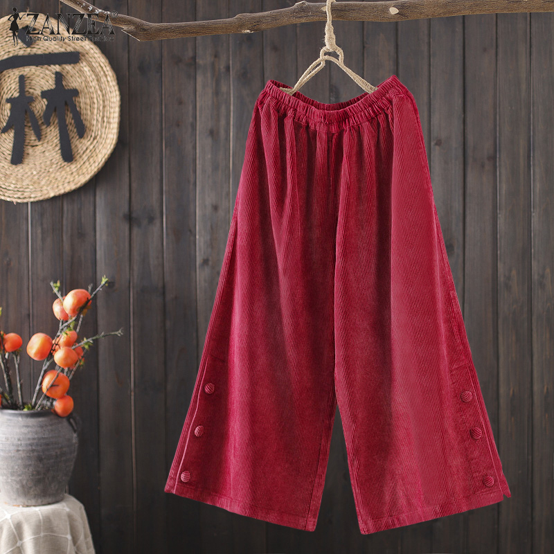 Quần Dài Ống Rộng Xẻ Tà Thời Trang Cho Nữ | BigBuy360 - bigbuy360.vn