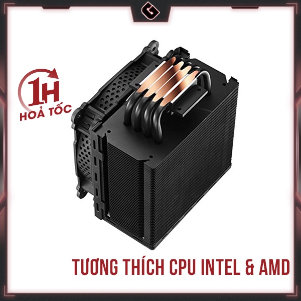Quạt Tản Nhiệt CPU Jonsbo CR 201 RGB Black Hàng Chính Hãng
