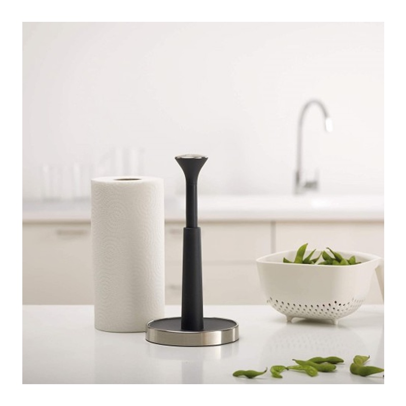 Giá đựng giấy nhà bếp thông minh  Joseph Joseph 85140 Push&Tear™ - Küchenrollenhalter - Grau