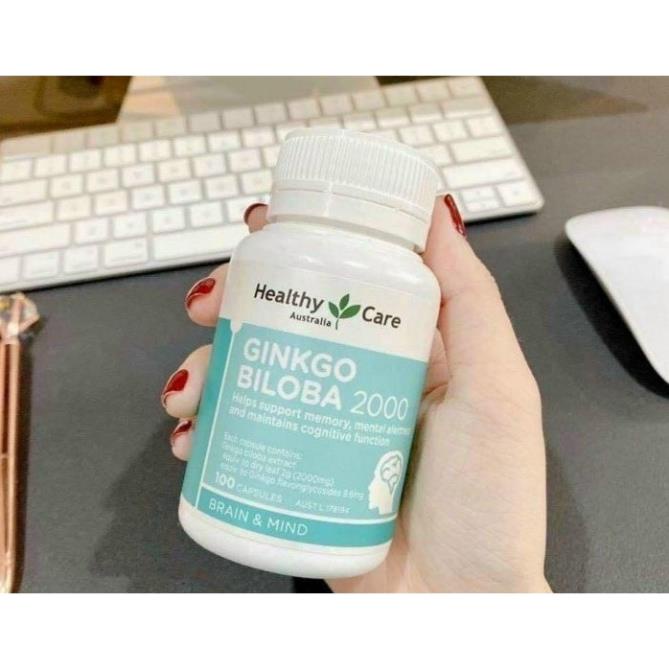 Viên uống bổ não Ginkgo Biloba 2000 , bổ não cải thiện tư duy , trí nhớ - mypham.lavi