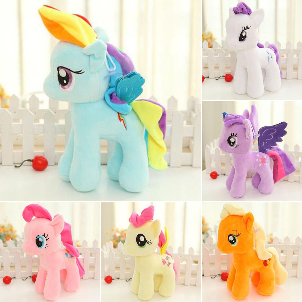 Thú nhồi bông hình chú ngựa Pony kích thước 20cm/30cm/40cm