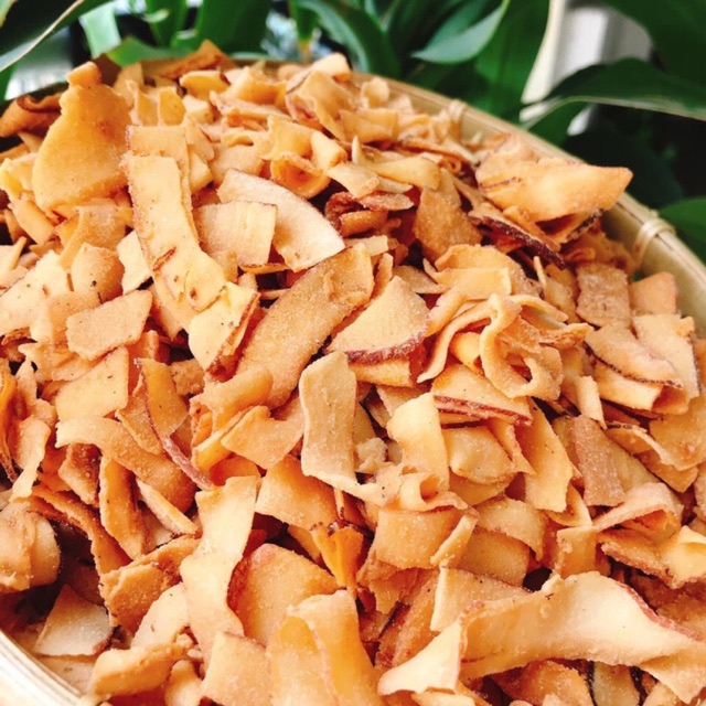 Gói 500gr dừa sấy giòn loại ngon