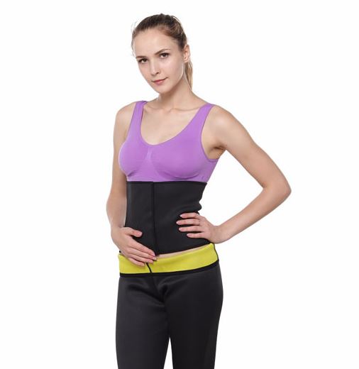 Đai quấn giảm mỡ bụng Hot Shapers đen hồng size S/M-SKU-DAIQUANSM-va