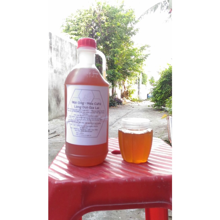 Mật Ong rừng nguyên chất hoa cà phê Làng Dút-Gia lai /OngTự Nhiên Hút Hoa Cà Phê 200ml