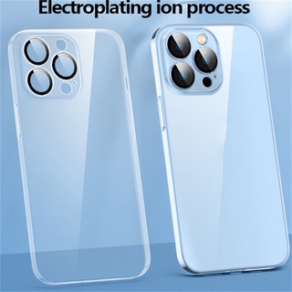 Ốp Điện Thoại Mặt Kính Cường Lực Cứng Siêu Mỏng 0.1mm Cho iPhone 13 Pro Max/13 Pro/13 Mini/13/12 Pro Max/12 Mini/12