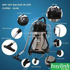 Máy hút bụi công nghiệp Clepro S3/60 - 60 lít - 3 motor