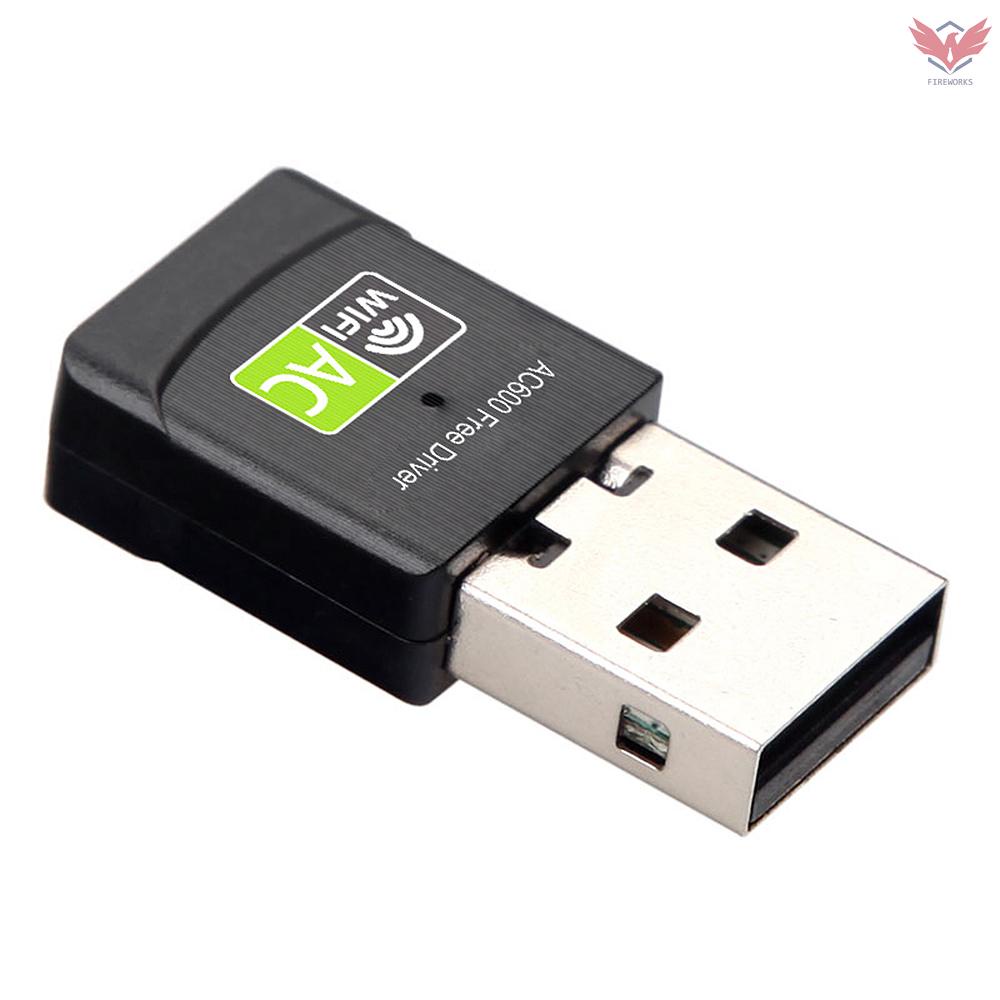 Thẻ Mạng Không Dây 600mbps 2.4ghz + 5ghz Usb Wifi Cho Pc Laptop | BigBuy360 - bigbuy360.vn