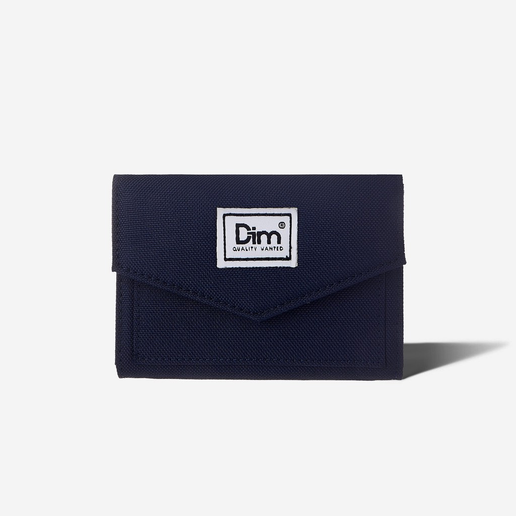 Ví Vải Đựng Thẻ Unisex Màu Phối DIM Flap Wallet