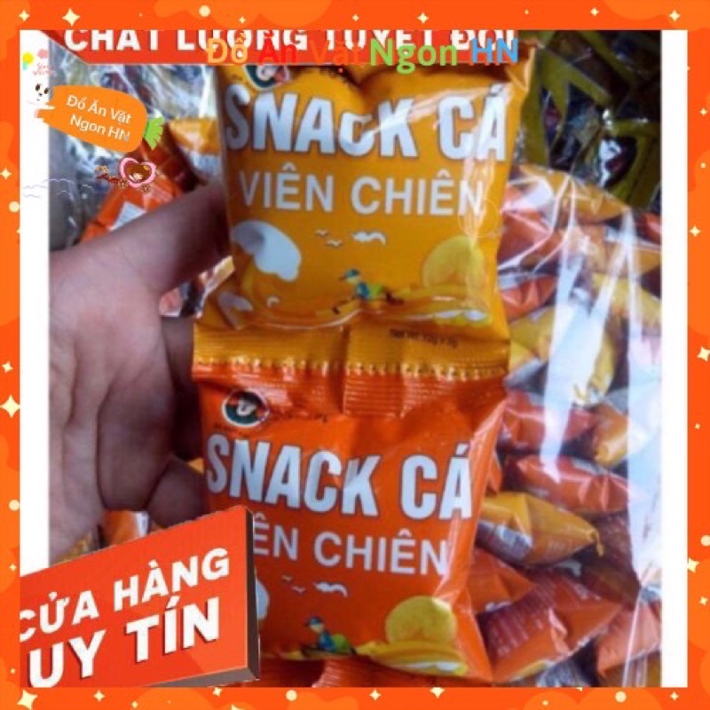 SNACK CÁ VIÊN CHIÊN-1 bịch 60 gói