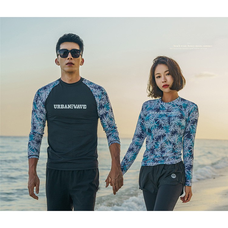 Đồ bơi dài tay nữ quần dài kèm quần short