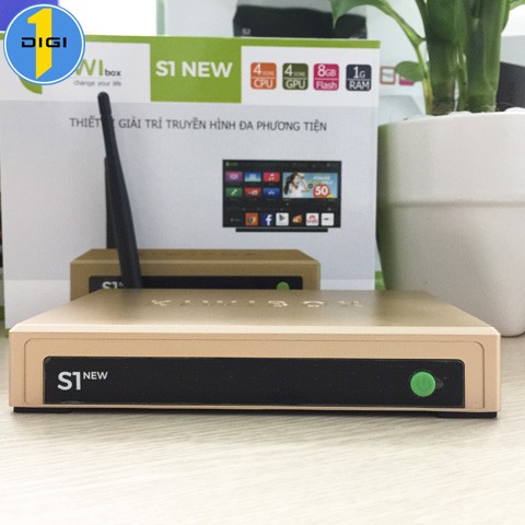 .Android TV box Kiwibox s1 New+ chuột Forter không dây.