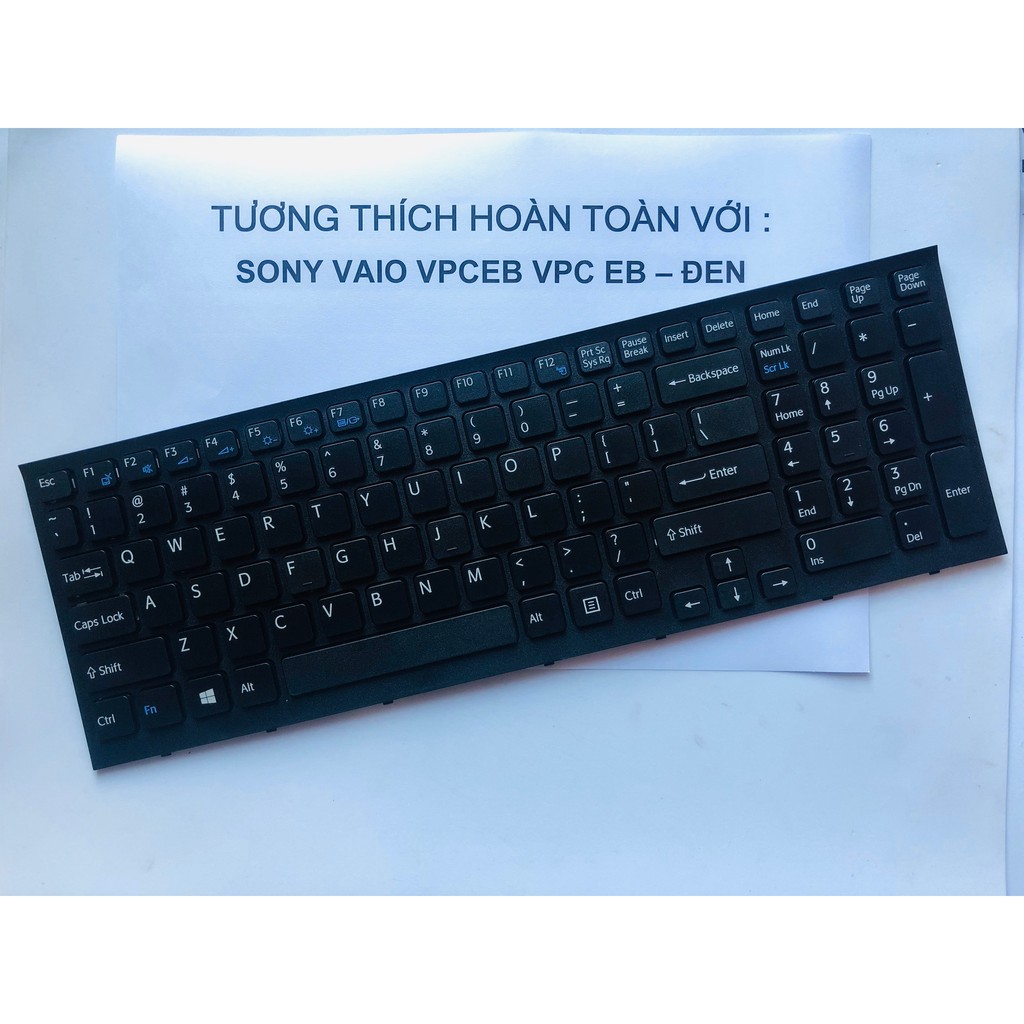 Bàn Phím Laptop SONY Vaio VPCEB VPC-EB Đen Hàng Mới 100% Bảo Hành 12 Tháng Toàn Quốc