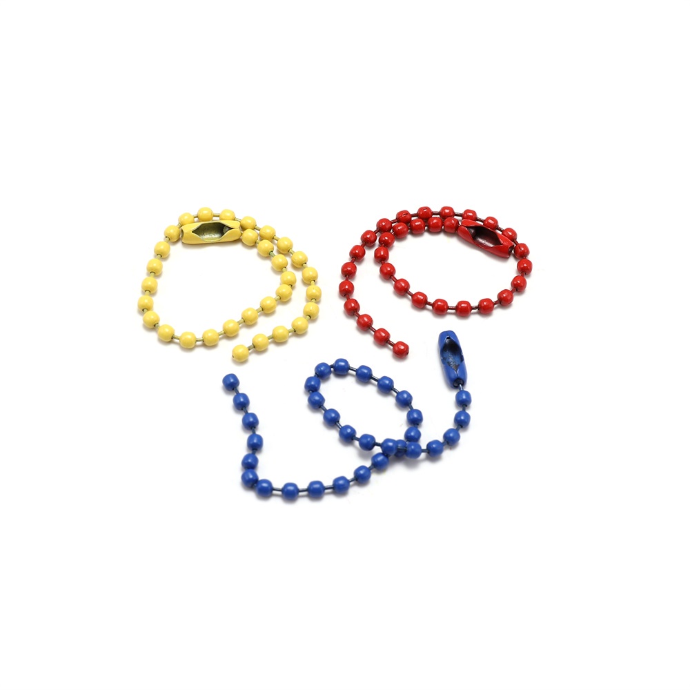 Set 10 Chuỗi Hạt Cườm 2.4mm Dùng Để Làm Móc Khóa Búp Bê