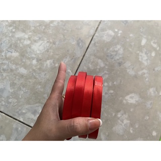 Ruy băng lụa bản rộng 1cm, cuộn dài 22m, Đủ màu