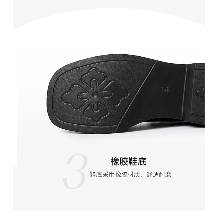 Giày moca Dusto quai ngang, da mềm