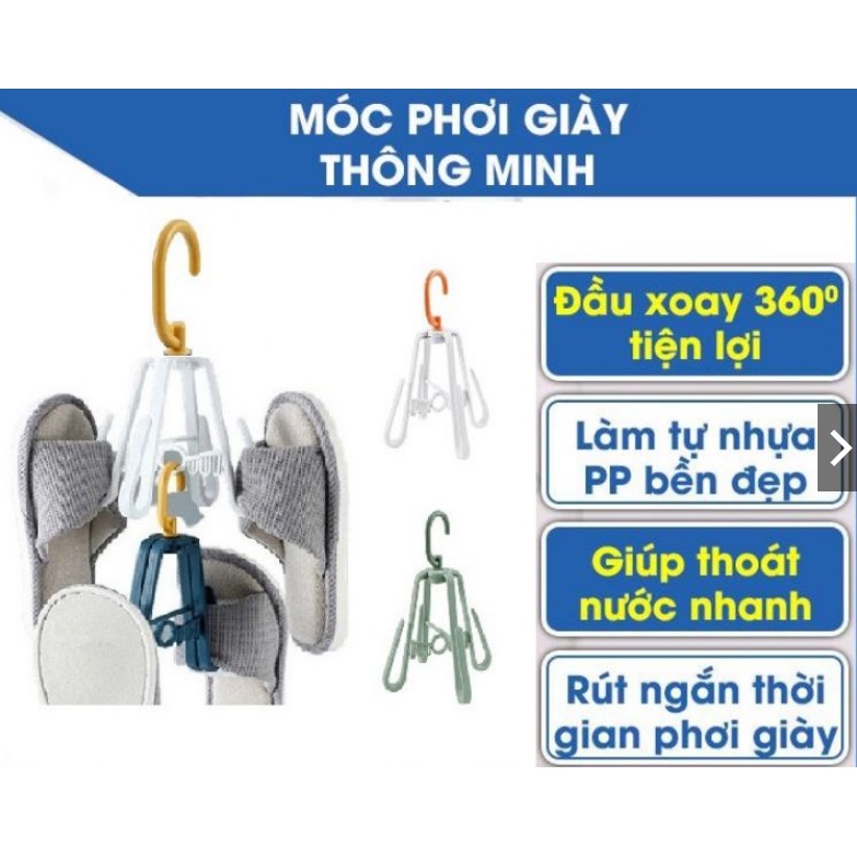 Móc treo giày dép thông minh, tiết kiệm diện tích