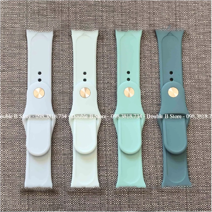 Dây ap watch chất liệu silicone mềm mịn chống bám bẩn vân tay